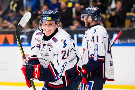 Linköpings Olle Lycksell jublar