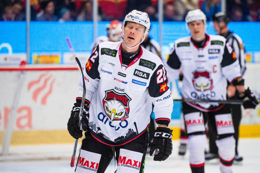 Malmö Redhawks Lars Bryggman deppar