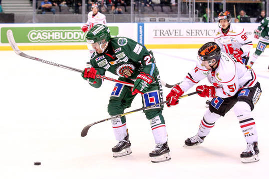 Frölundas Ponthus Westerholm och Örebros Gustav Franzén
