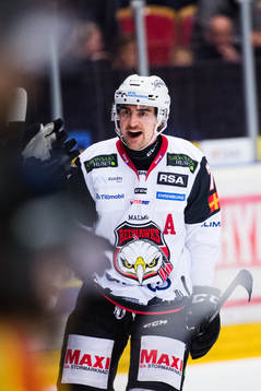 Malmö Redhawks Nils Andersson  jublar