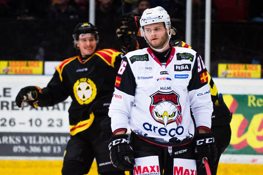 Malmö Redhawks Kim Rosdahl deppar