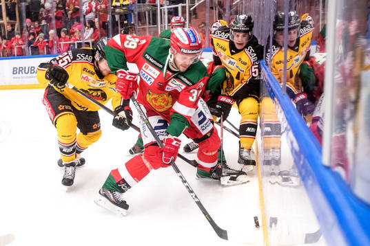 Moras Jacob Nilsson och Luleås Anton Hedman och Karl