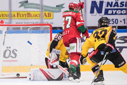 3-2 bakom Luleås målvakt Filip Gustavsson Moras Matt