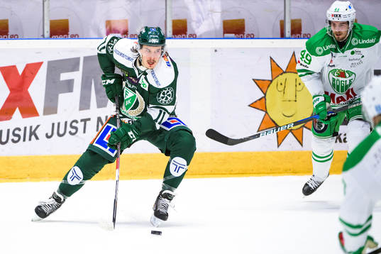 Färjestads Joakim Nygård och Rögles Sebastian Collberg