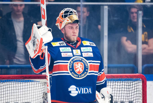 Växjös målvakt Viktor Andrén