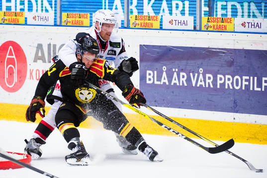Brynäs Kevin Clark och Malmö Redhawks Jens Olsson