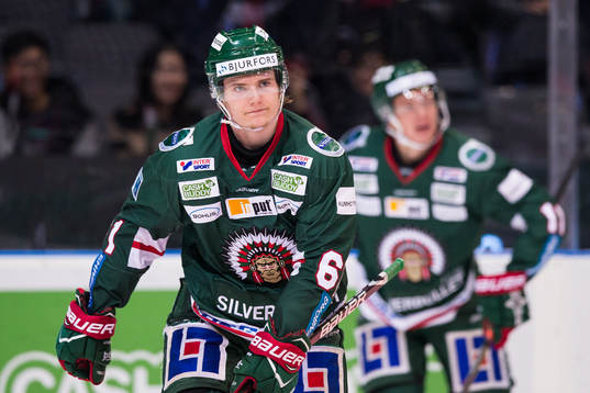 Frölundas Lias Andersson jublar