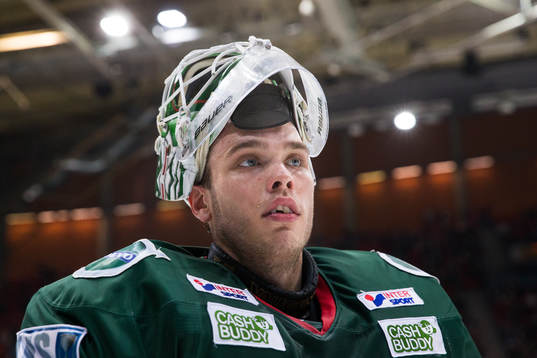 Frölundas målvakt Johan Gustafsson