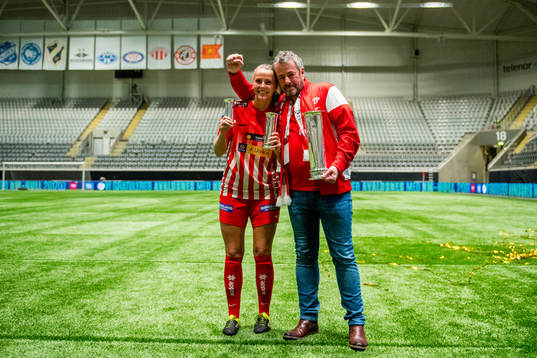 Nathalie Jøsang Utvik and Arne Utvik of Avaldsnes with the