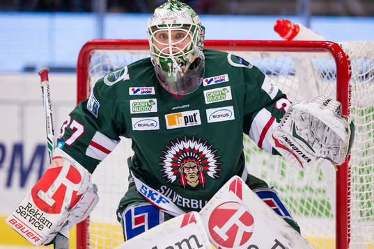 Frölundas målvakt Johan Gustafsson
