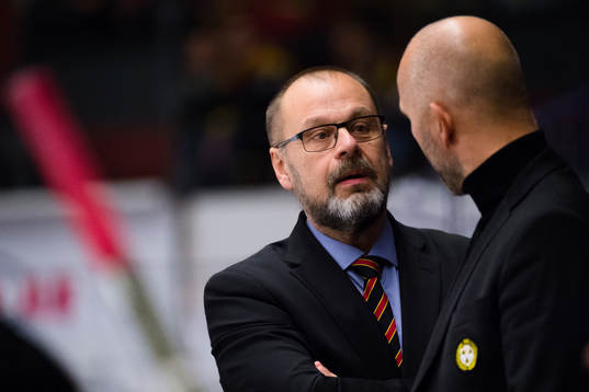 Brynäs målvaktstränare Per-Erik Alcén och tränare