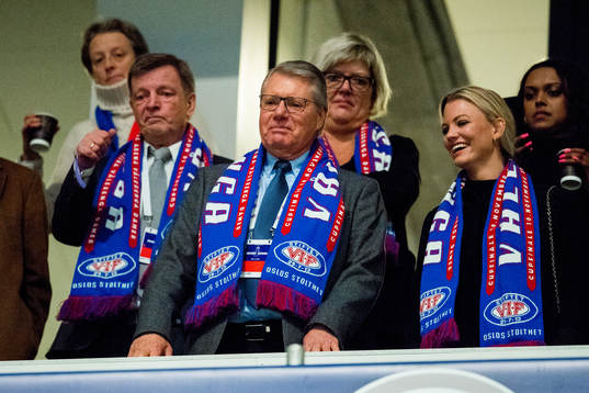 Tom Erling Krøning in the stands