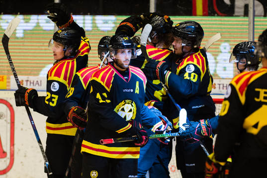 Brynäs Ryan Gunderson jublar