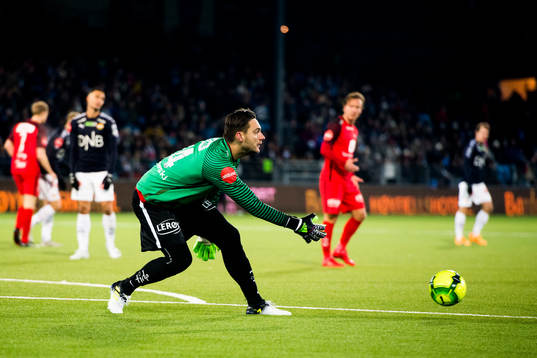 Goalkeeper Piotr Leciejewski of Brann