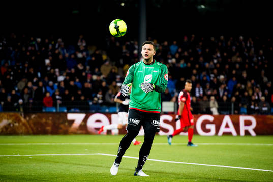 Goalkeeper Piotr Leciejewski of Brann