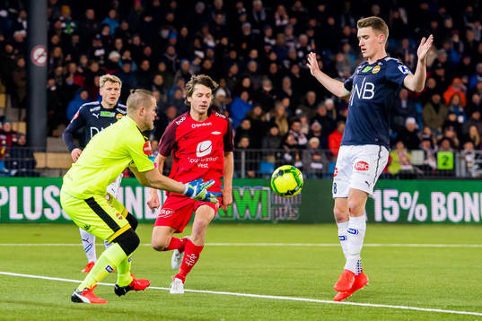 during the Eliteserien match between Strømsgodset and Brann