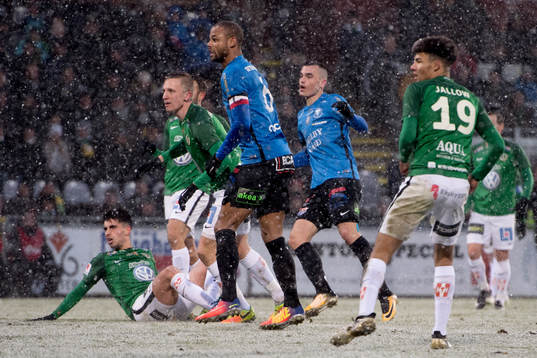 Trelleborgs Dino Islamovic gör 1-1