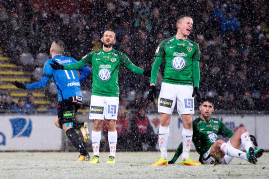 Trelleborgs Dino Islamovic jublar och Jönköpings