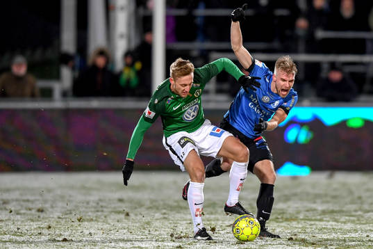 Jönköpings Jesper Svensson och Trelleborgs Robin Nilsson