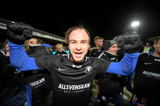 Trelleborgs Robin Jacobsson jublar