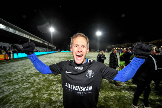 Trelleborgs Magnus Andersson jublar