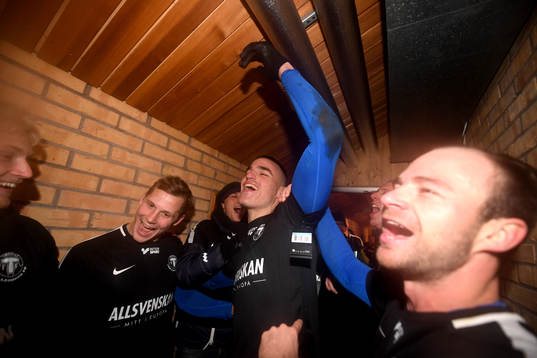 Trelleborgs Dino Islamovic jublar