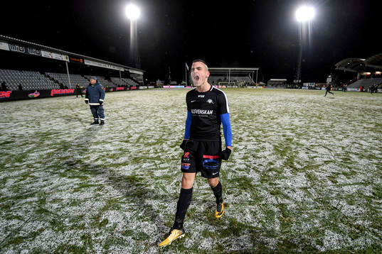 Trelleborgs Dino Islamovic jublar