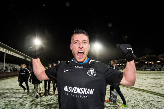 Trelleborgs Alexander Blomqvist jublar