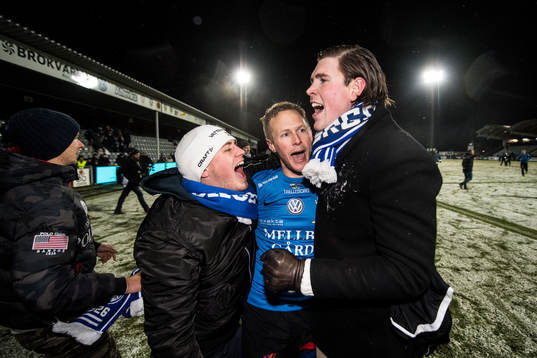 Trelleborgs Magnus Andersson (m) jublar
