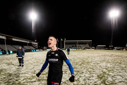 Trelleborgs Dino Islamovic jublar