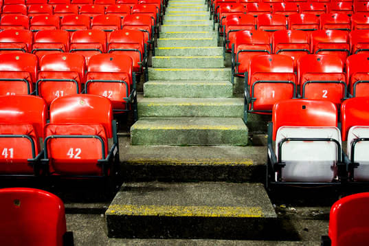Empty seats at Lerkendal stadion