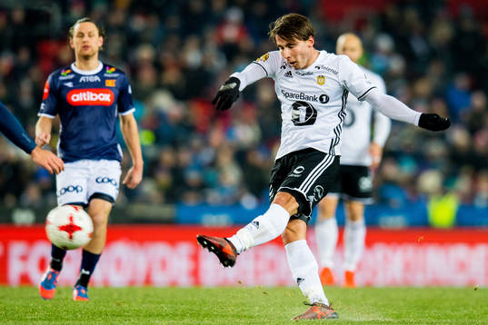 Anders Trondsen of Rosenborg scores 2-0