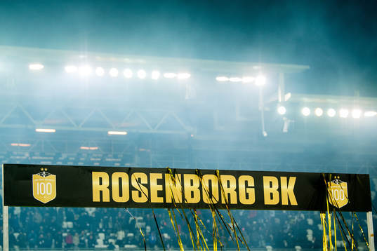 The banner of league champions Rosenborg