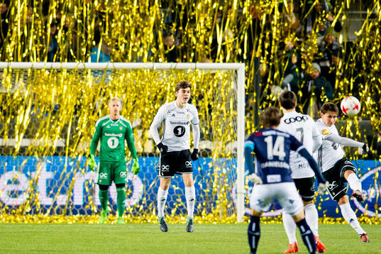 Jacob Rasmussen and Anders Trondsen of Rosenborg