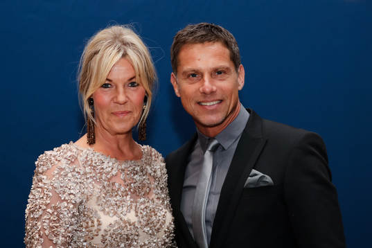 Ola Wenström i sällskap med frun Lotta