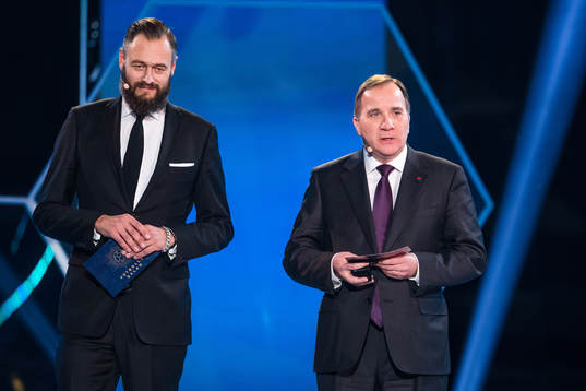 Olof Lundh och Statsminister Stefan Löfven