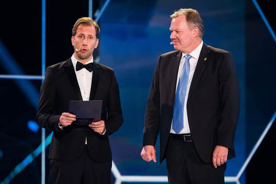 Simon Bank och Karl-Erik Nilsson, Ordförande
