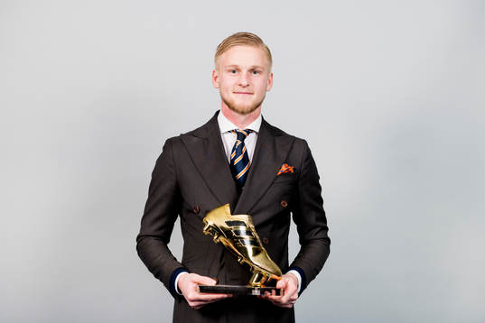 Kalle Holmberg, Norrköping, årets skyttekung i Allsvenskan