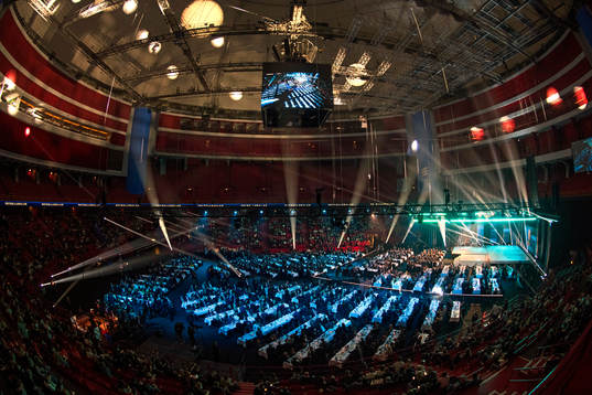 Översiktsbild över globen