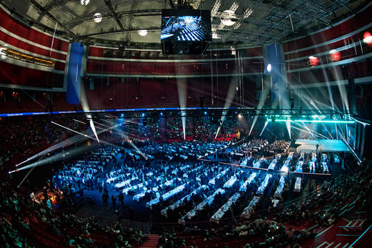 Översiktsbild över globen