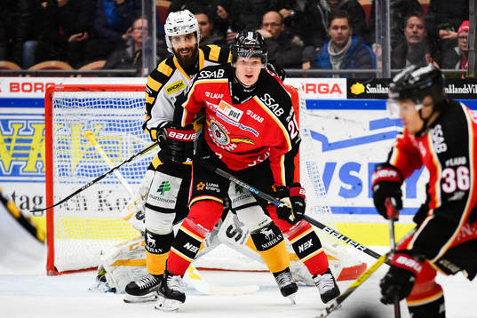 Skellefteås Morgan Ellis och Luleås Gustav Rydahl