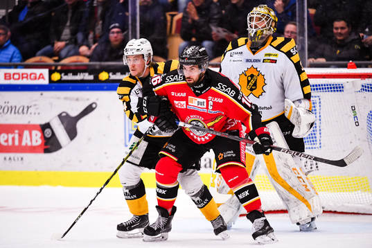 Skellefteås Jonathan Pudas och Luleås Niklas Olausson
