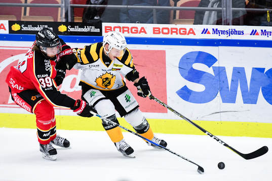 Luleås Pontus Själin och Skellefteås Oscar Möller