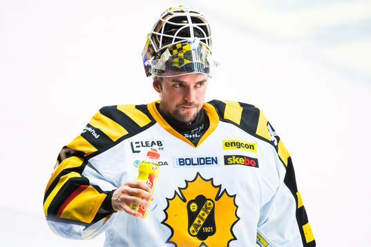 Skellefteås målvakt Gustaf Lindvall