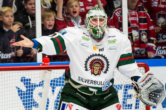 Frölundas målvakt Johan Gustafsson