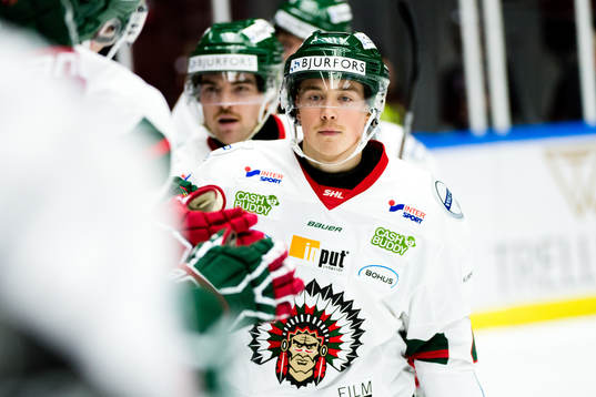 Frölundas Sebastian Stålberg  jublar