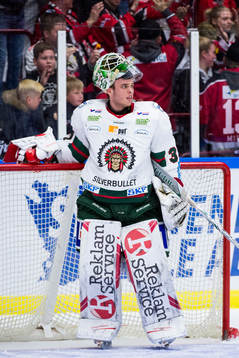 Frölundas målvakt Johan Gustafsson