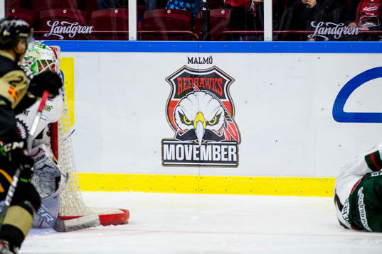 Logotype för Malmö Redhawks kampanj movember