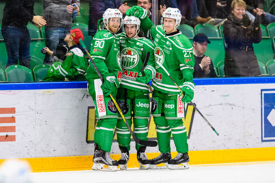 Rögles Ted Brithén, Cade Fairchild och Jesper Williamsson