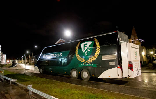 Färjestads spelarbuss